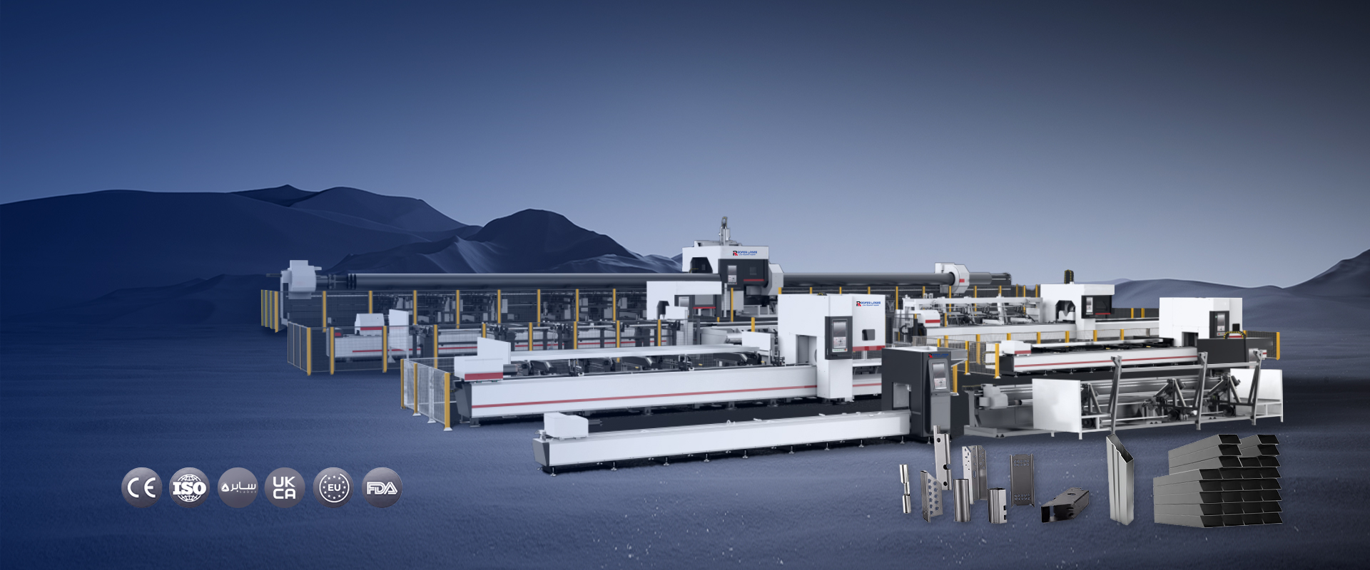 Heavy-Duty Beveling Laser Tube Cutting Machine