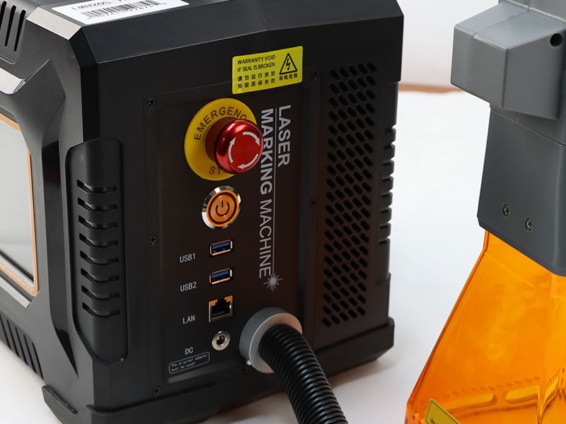 20 Вт 30W 50W портативная портативная лазерная маркировка для металлической маркировки